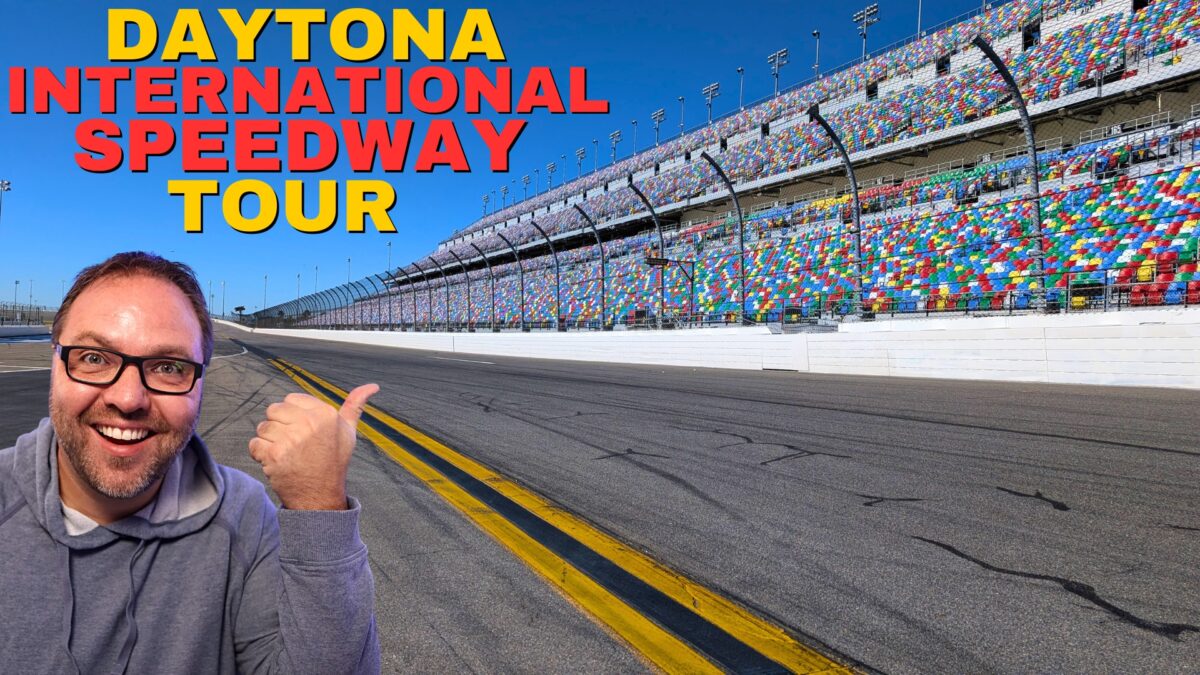 Daytona International Speedway Daily Tour: Join Us! (Track, Pit Road, Grandstands, & Hall of Fame) 🏁