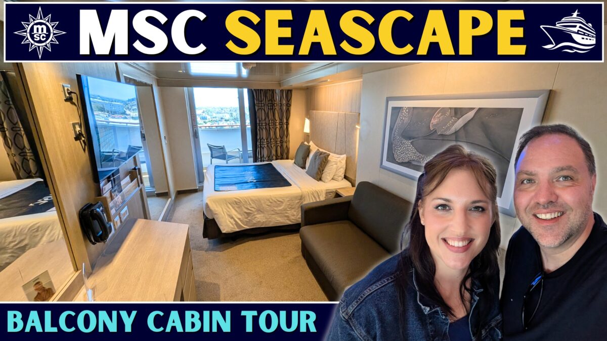 MSC Seascape Balcony Cabin Tour: Room 10024 (Everything You Need to Know!)