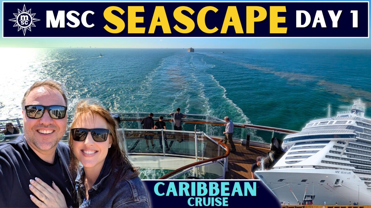 MSC Seascape Caribbean Cruise: Embarkation Day & Sail Away - Day 1 Vlog