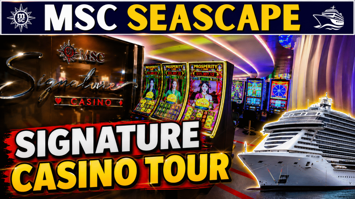 MSC Seascape Signature Casino Tour | Slots & Table Games