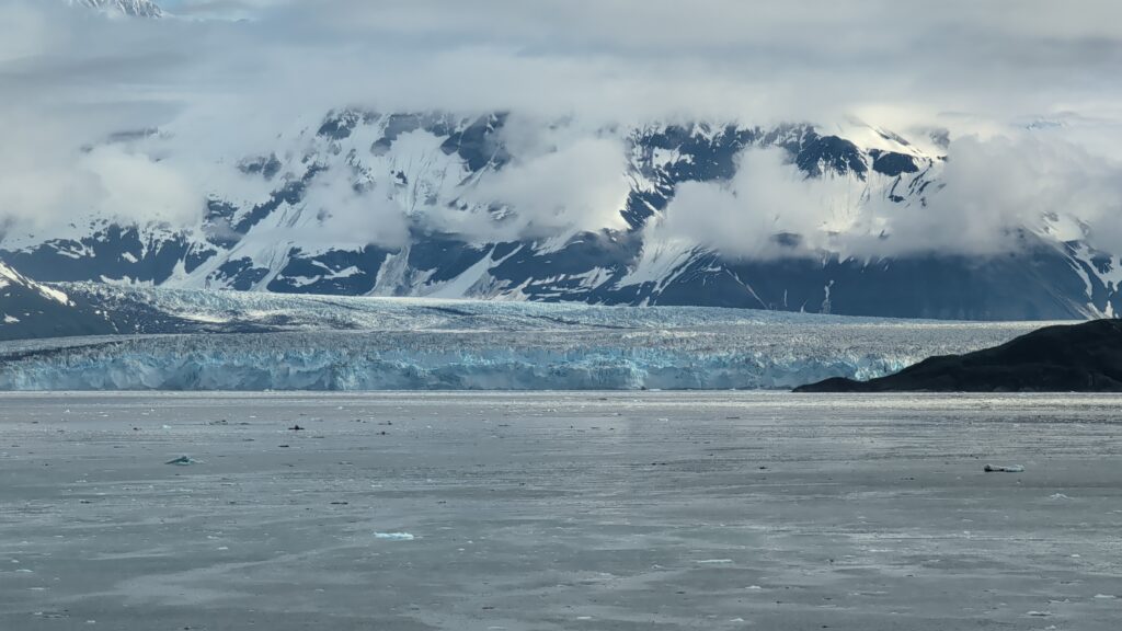 Hubbard Glacier viewed from Celebrity Solstice during an Alaska cruise