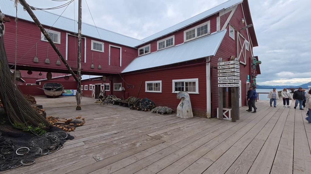 Historic Hoonah Cannery and Museum at Icy Strait Point during our Celebrity Solstice Alaska cruise