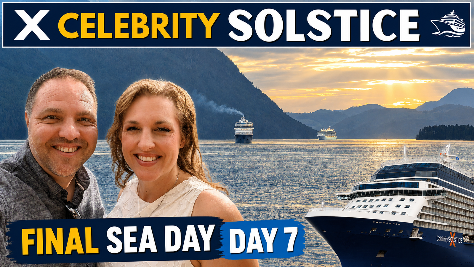 Celebrity Solstice Alaska Cruise: Final Sea Day & Inside Passage - Day 7 Vlog