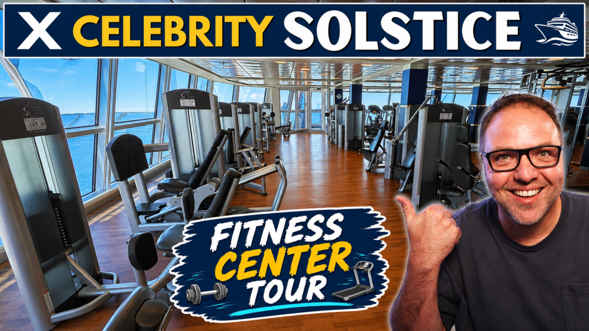 Celebrity Solstice Fitness Center Tour (Cruise Ship Gym)