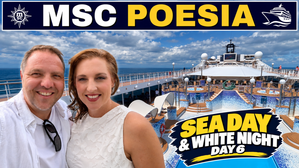 MSC Poesia Alaska Cruise: Sea Day, Dirty Dancing & White Night - Day 6 Vlog